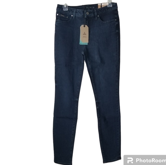 NWT prAna Sienna Jeans Deep Blue Size 8 - Picture 3 of 12